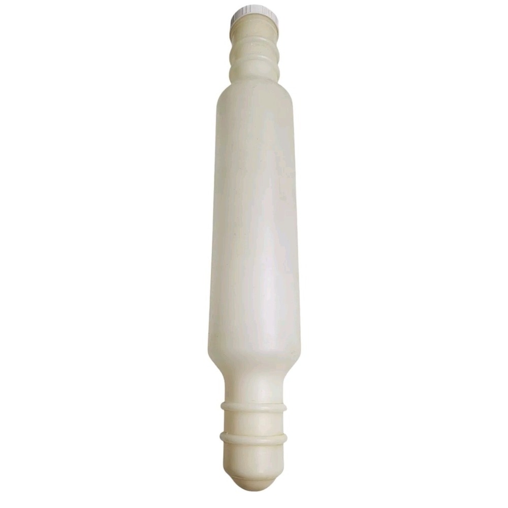 Vintage‎ TUPPERWARE Fill n Chill Rolling Pin B1003 White with Cap 15"